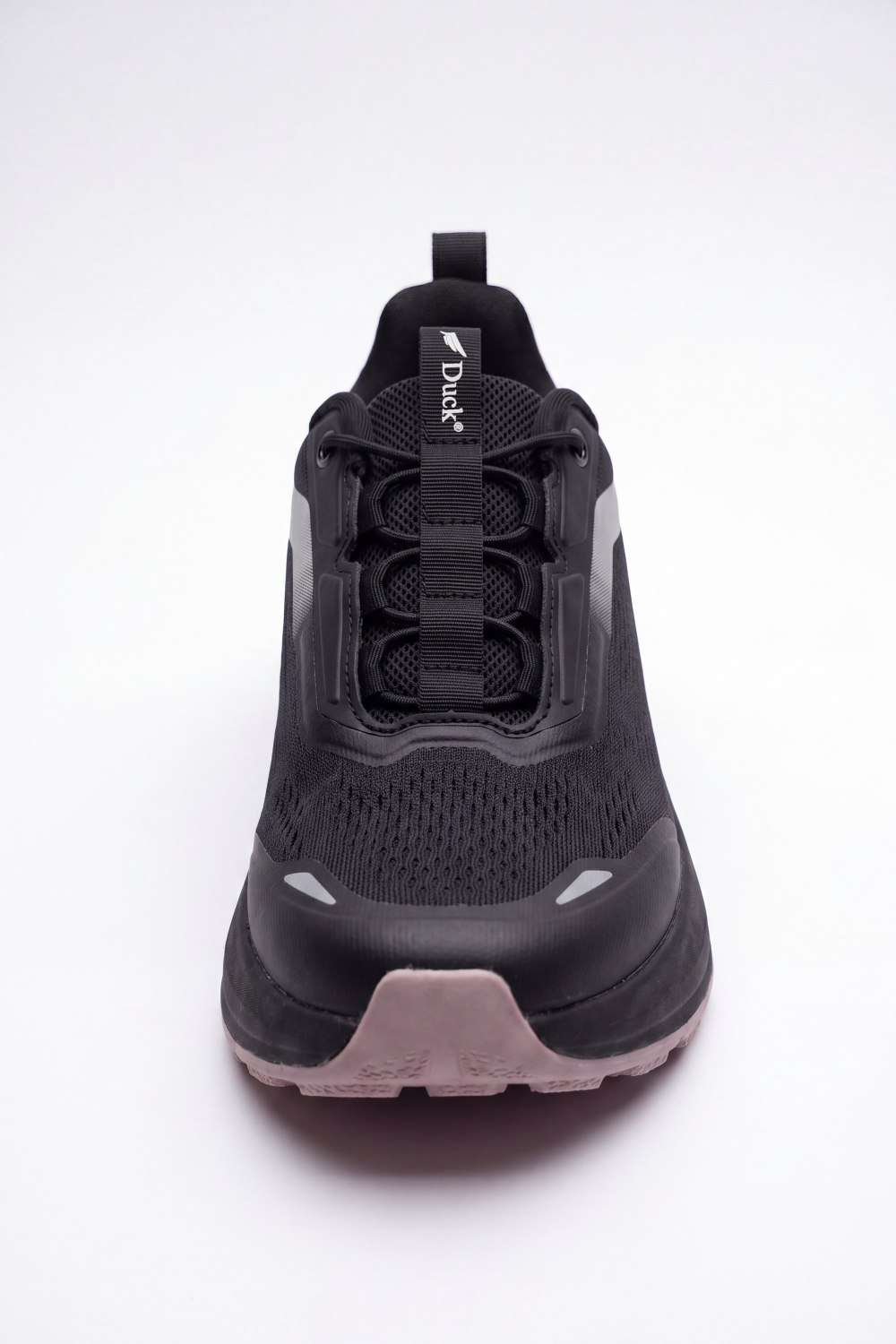 Women's Tomato Store Aero Blade Duck Shoes Sneakers Perforated Grid Texture Across The Upper Sharp Side Overlay Panels Lace Up Front