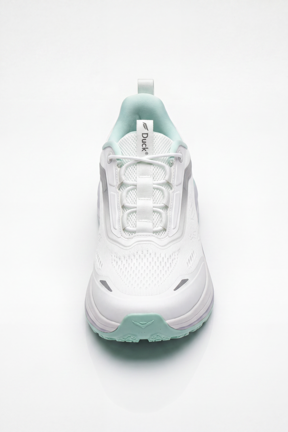 Women's Tomato Store Aero Blade Duck Shoes Sneakers Perforated Grid Texture Across The Upper Sharp Side Overlay Panels Lace Up Front