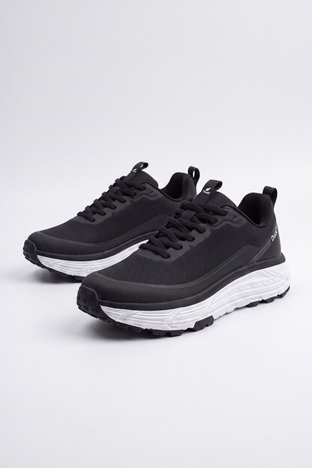 Men's Tomato Store Duck Shoes Moss Trek Sneakers Textured Mesh Look Surface With Smooth Protective Overlays Layered Runner