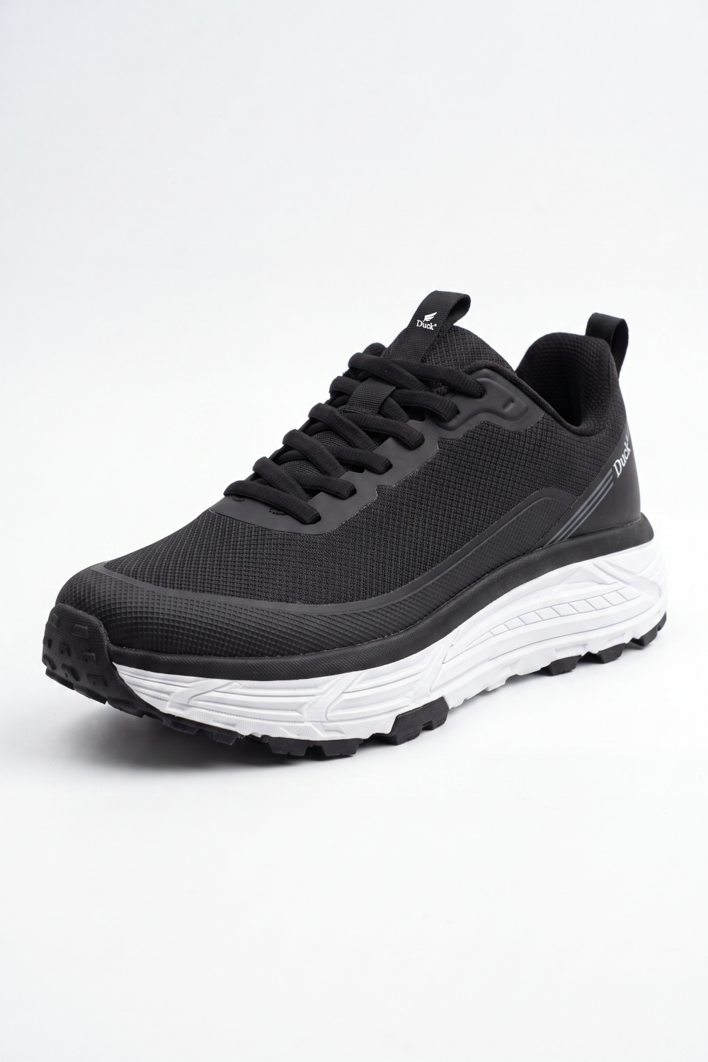 Men's Tomato Store Duck Shoes Moss Trek Sneakers Textured Mesh Look Surface With Smooth Protective Overlays Layered Runner
