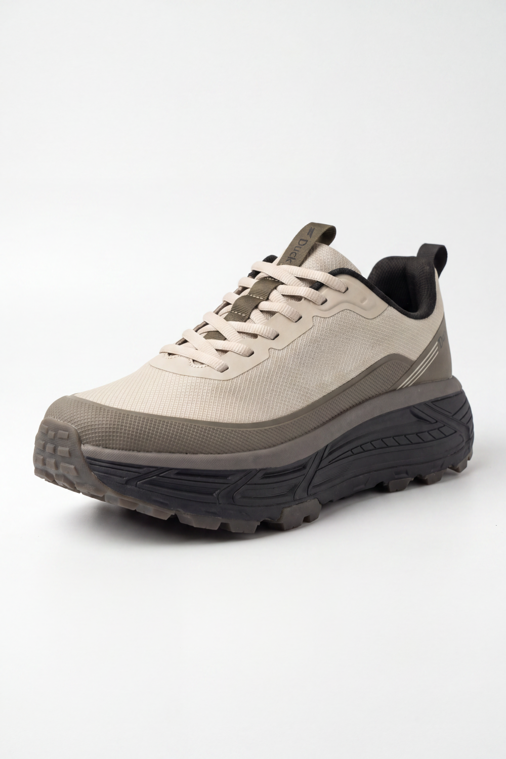 Men's Tomato Store Duck Shoes Moss Trek Sneakers Textured Mesh Look Surface With Smooth Protective Overlays Layered Runner
