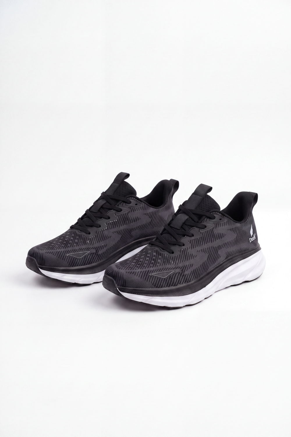 Men's Tomato Store Duck Performance Mesh Running Sneakers Engineered Knit Upper Lace-Up Shoes