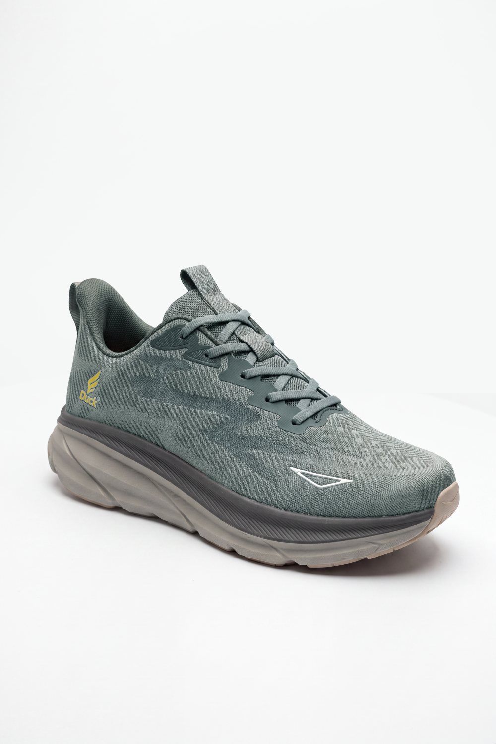 Men's Tomato Store Duck Performance Mesh Running Sneakers Engineered Knit Upper Lace-Up Shoes