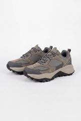 Men’s Duck Tomato Store Trail Sneakers Mixed Material Panels Breathable Mesh Construction Rugged Chunky Sole