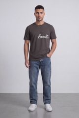Men’s Tomato Store Graphic Slim fit T-Shirt A Bold Script Back Print