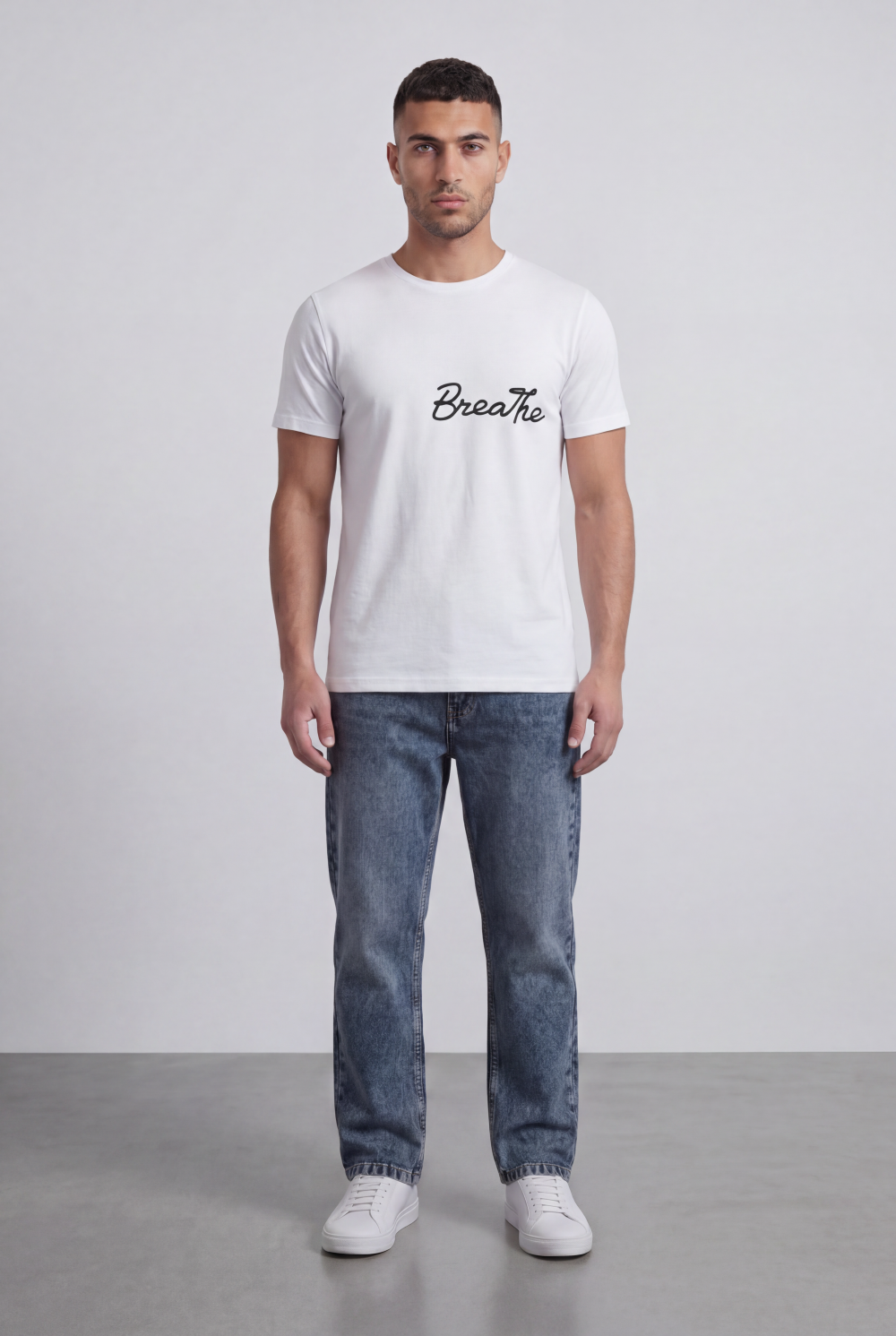 Men’s Tomato Store Graphic Slim fit T-Shirt A Bold Script Back Print