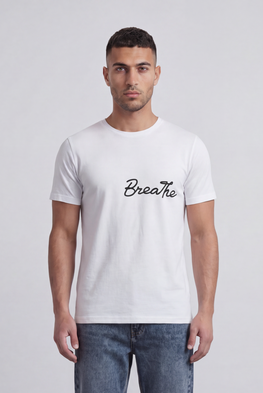 Men’s Tomato Store Graphic Slim fit T-Shirt A Bold Script Back Print