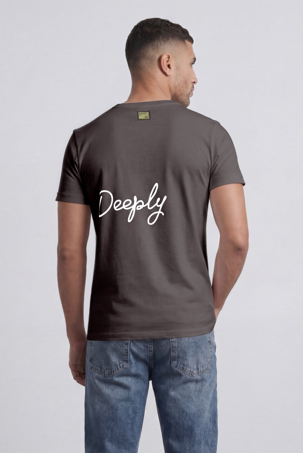 Men’s Tomato Store Graphic Slim fit T-Shirt A Bold Script Back Print