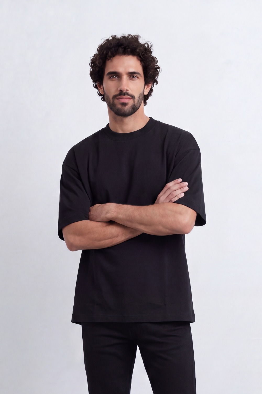 Men's Tomato Store Premium Cotton T-Shirt Clean Minimal Design Drop Shoulder Oversized Fit