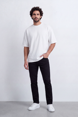 Men's Tomato Store Premium Cotton T-Shirt Clean Minimal Design Drop Shoulder Oversized Fit