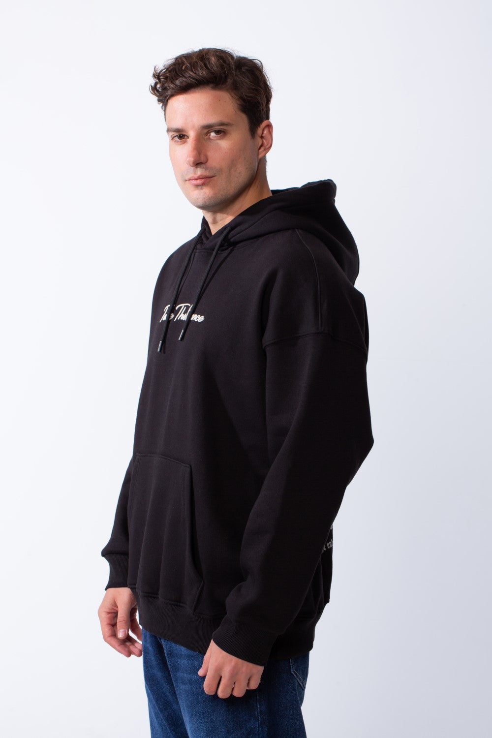 Men's Long Sleeve Kangaroo Pockets With Pack Graphic Print Casual Hooded Sweatshirt