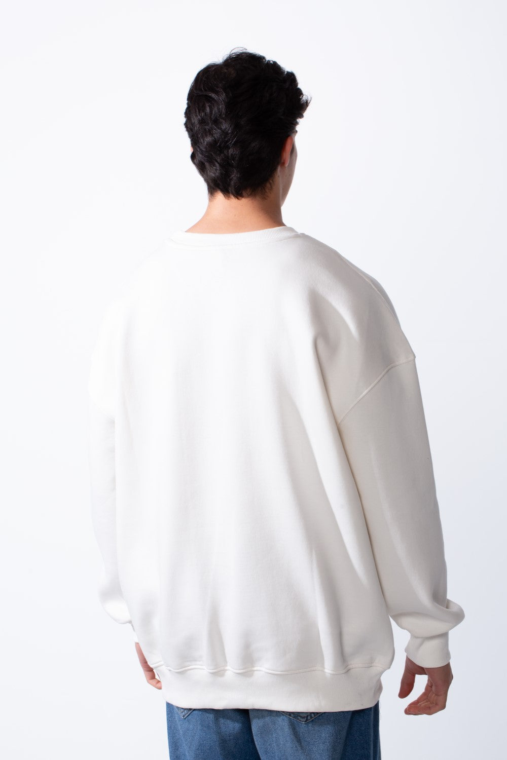 Men's Regular Fit Long Sleeve Crew Neck Kangaroo Pocket Knit Comfortable Melton Sweatshirt
