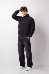 Men's Tomato Store Jacket Long Sleeve Stand Collar Slim Fit Waterproof