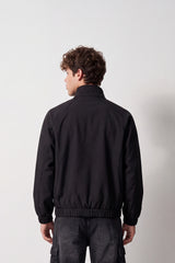 Men's Tomato Store Jacket Long Sleeve Stand Collar Slim Fit Waterproof