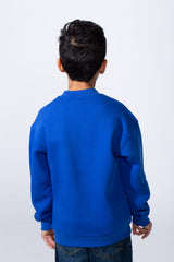 Boy's High Neck Slim Fit Basic Long Sleeve Daily Wear Sweatshirt