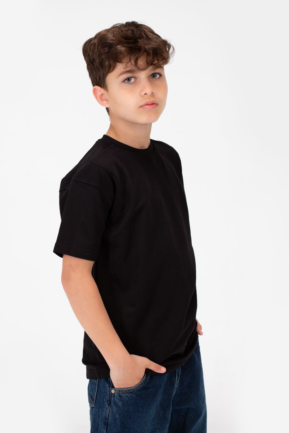 Boy's Oversize Crew Neck T-Shirt