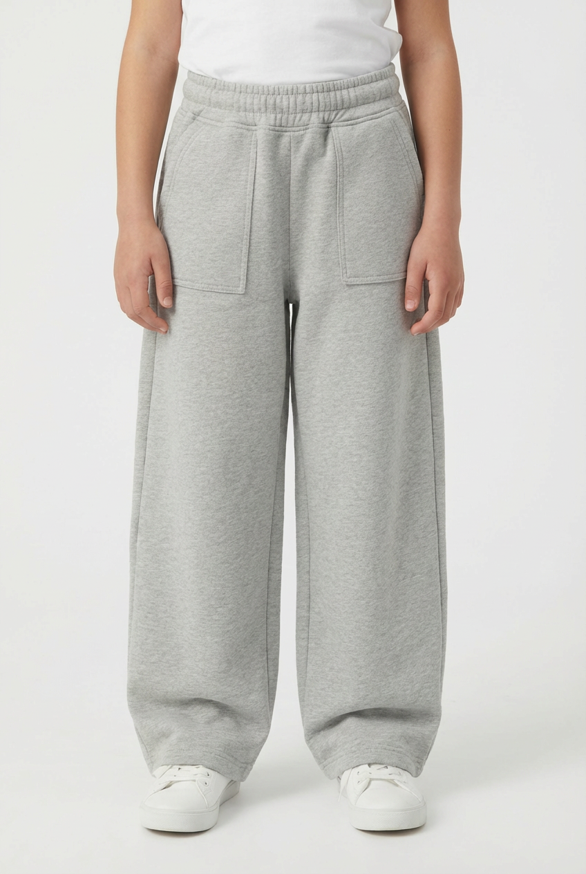 Girl’s Melton Oversize Everyday Wear Sweatpants