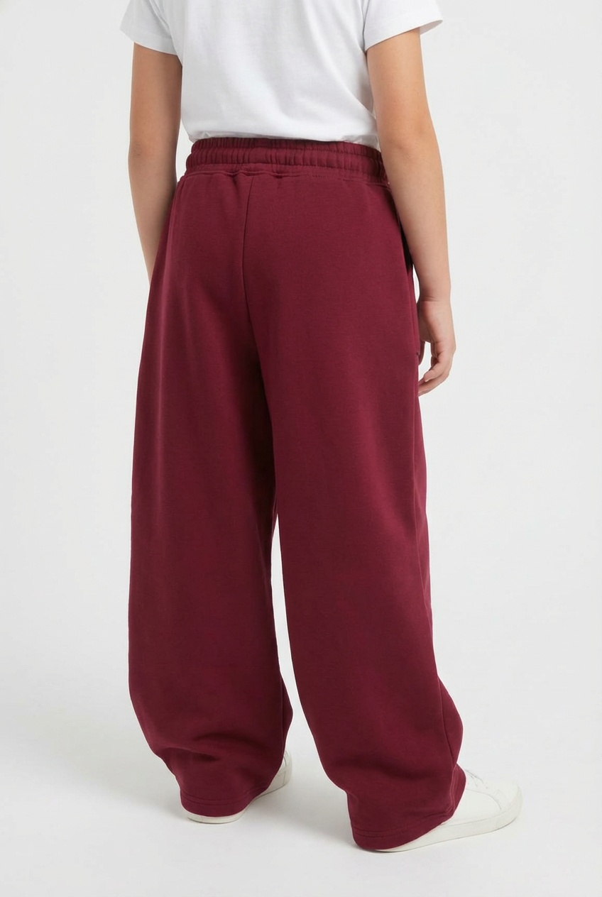Girl’s Melton Oversize Everyday Wear Sweatpants