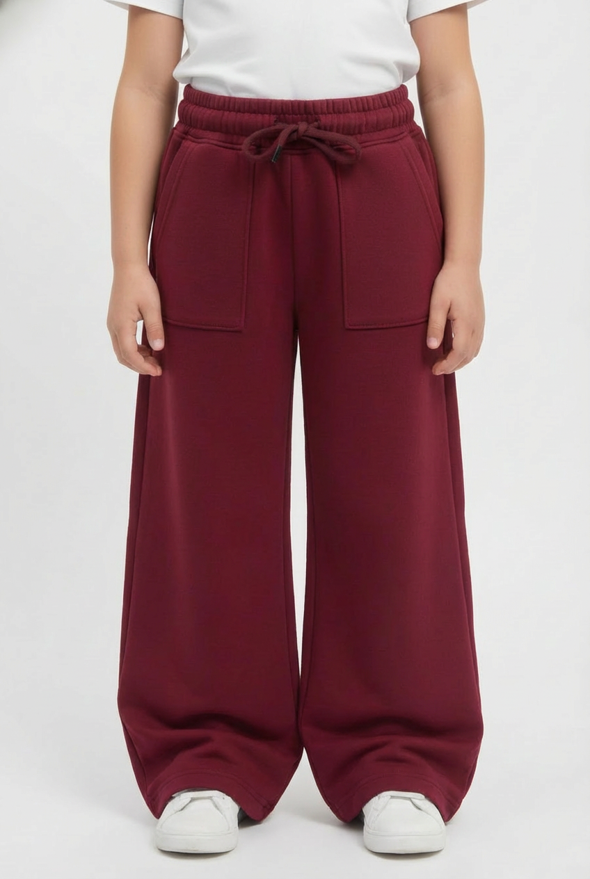 Girl’s Melton Oversize Everyday Wear Sweatpants