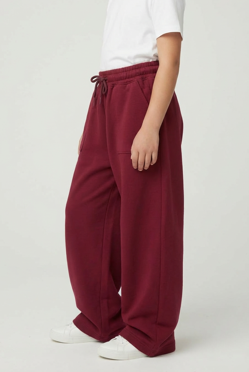 Girl’s Melton Oversize Everyday Wear Sweatpants