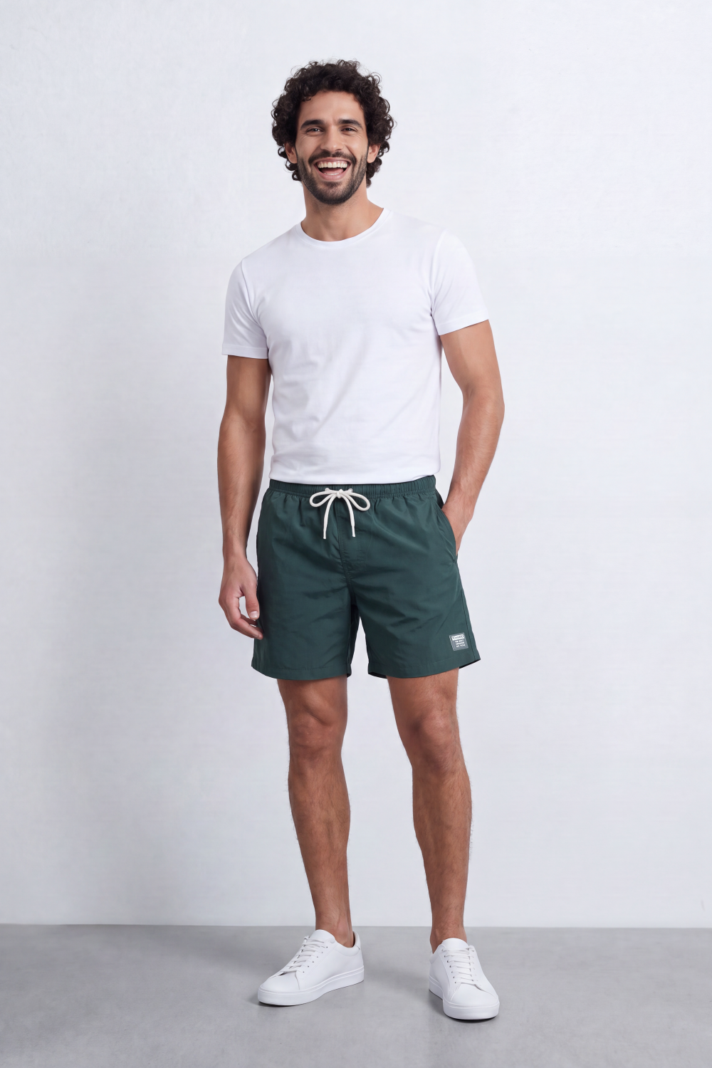 Men’s Tomato Store Resort Drift Shorts Crinkled Washed Surface Waterproof Regular Fit