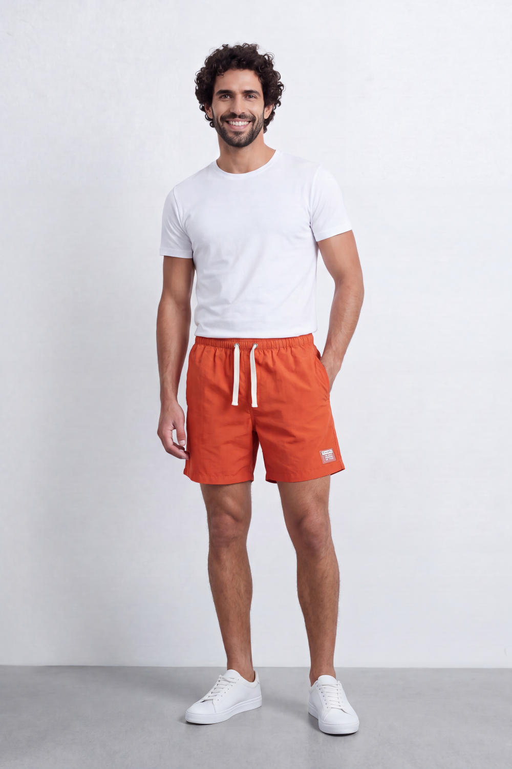 Men’s Tomato Store Resort Drift Shorts Crinkled Washed Surface Waterproof Regular Fit