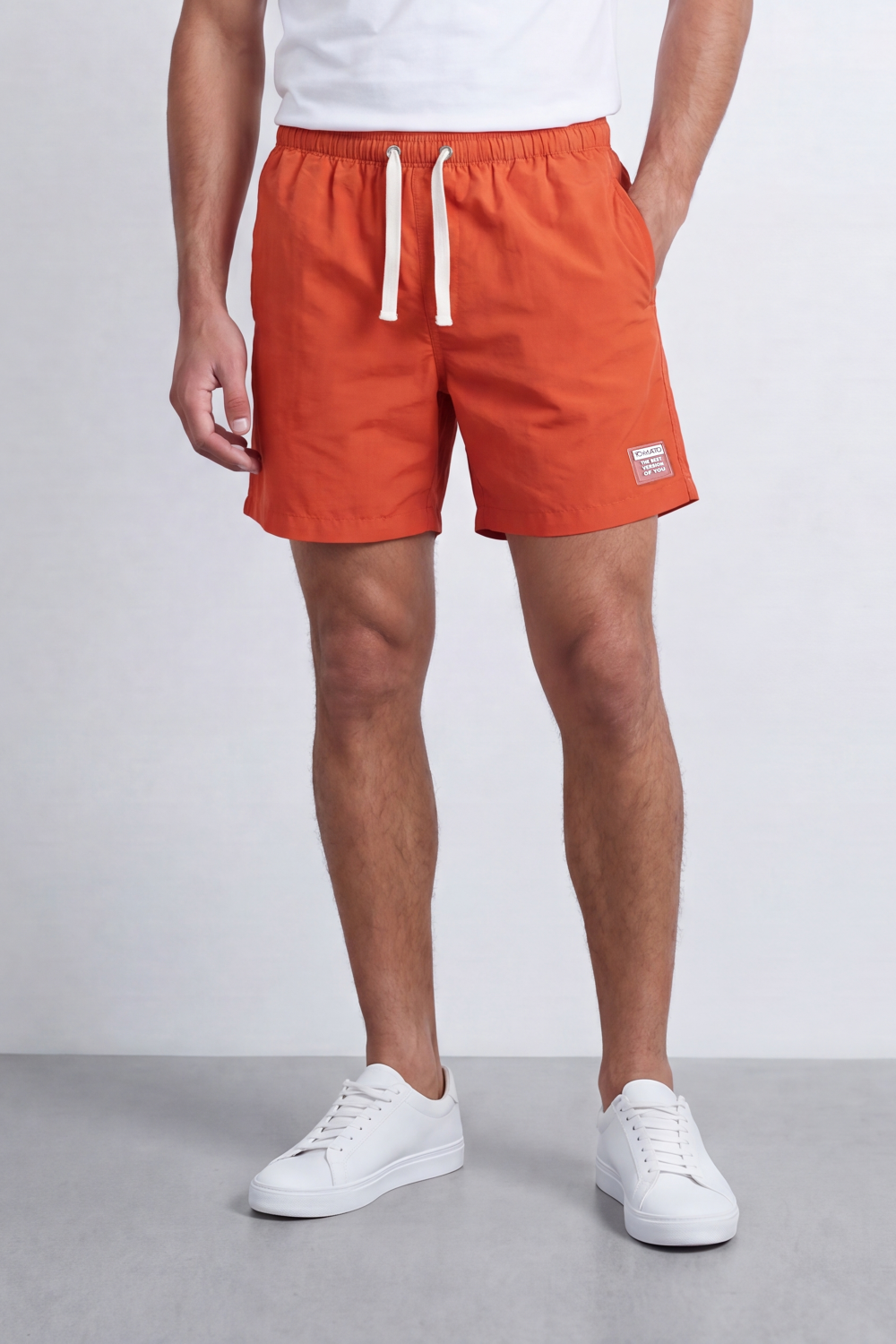 Men’s Tomato Store Resort Drift Shorts Crinkled Washed Surface Waterproof Regular Fit