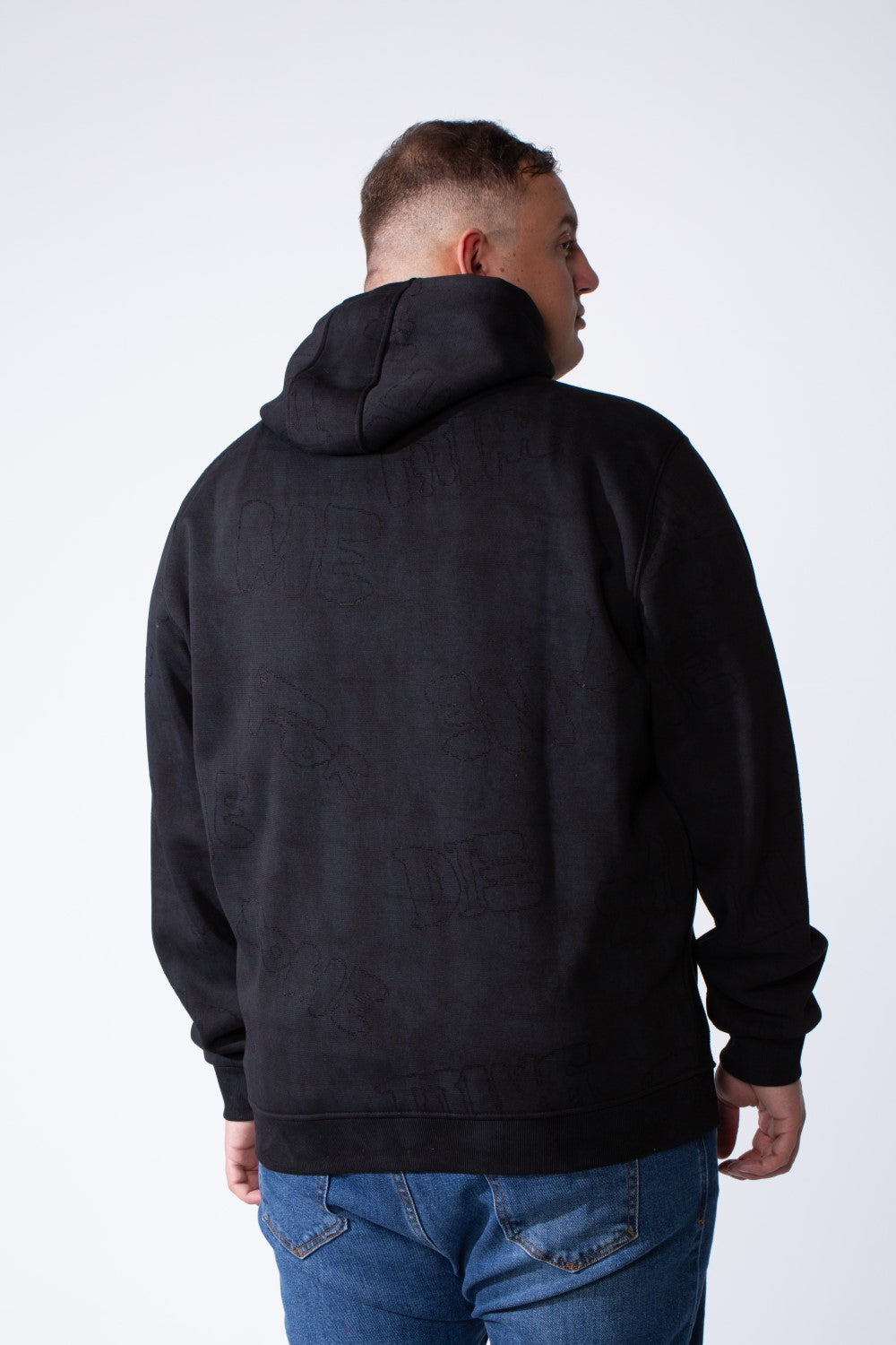 Men's Long Sleeve Kangaroo Pocket With Graphic Pattern Casual Comfy Hooded Big Size Sweatshirt