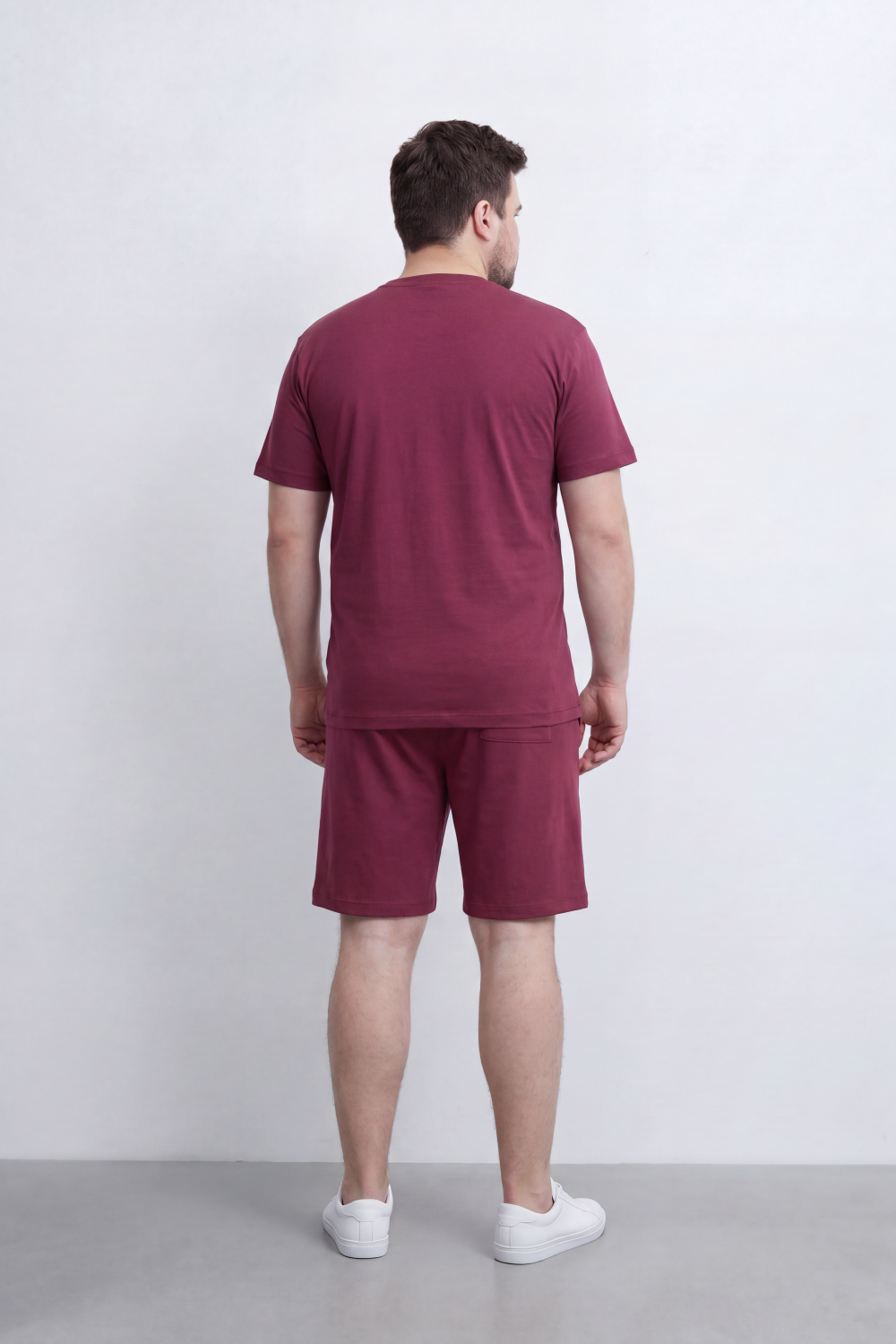 Men's Tomato Store Summer Soft Interlock Co-Ord Set Clean Monochrome Design Big Size Outfit