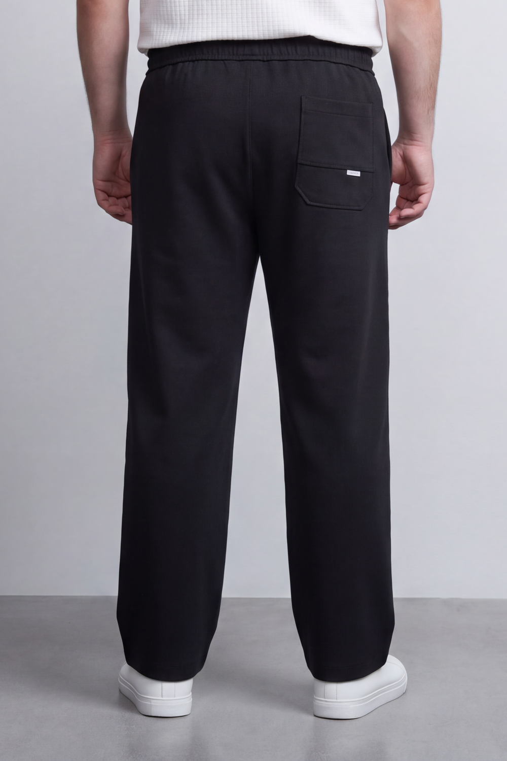 Men's Tomato Store Sweatpants Elastic Drawstring Waist Side Logo Detail Big Size