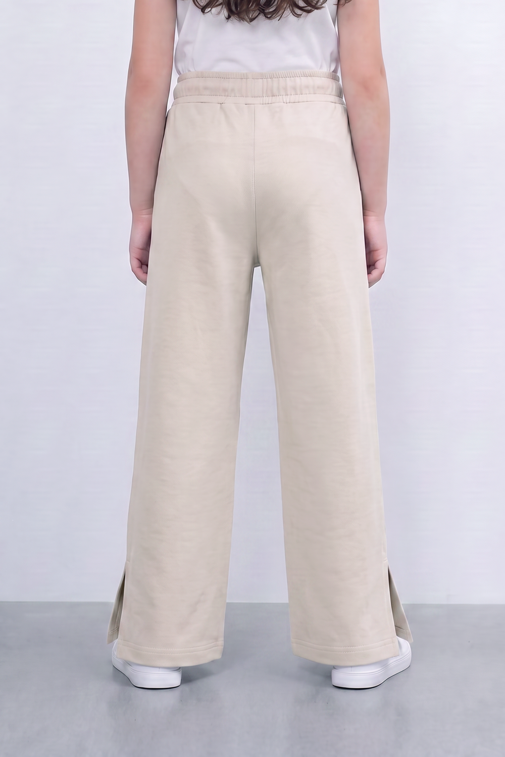 Girl's Tomato Store Pants Elastic Drawstring Waist Side Pocket Detail
