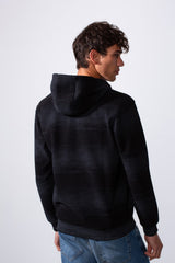 Men's Slim Fit Tie Dye Full Zip Hood Sweatshirt