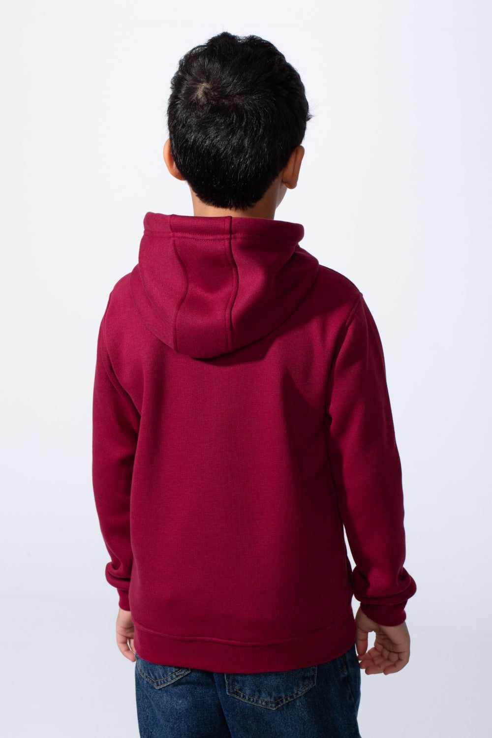 Boy’s Slim Fit Modern Comfort For Everyday Wear Front Print Hood Sweatshirt
