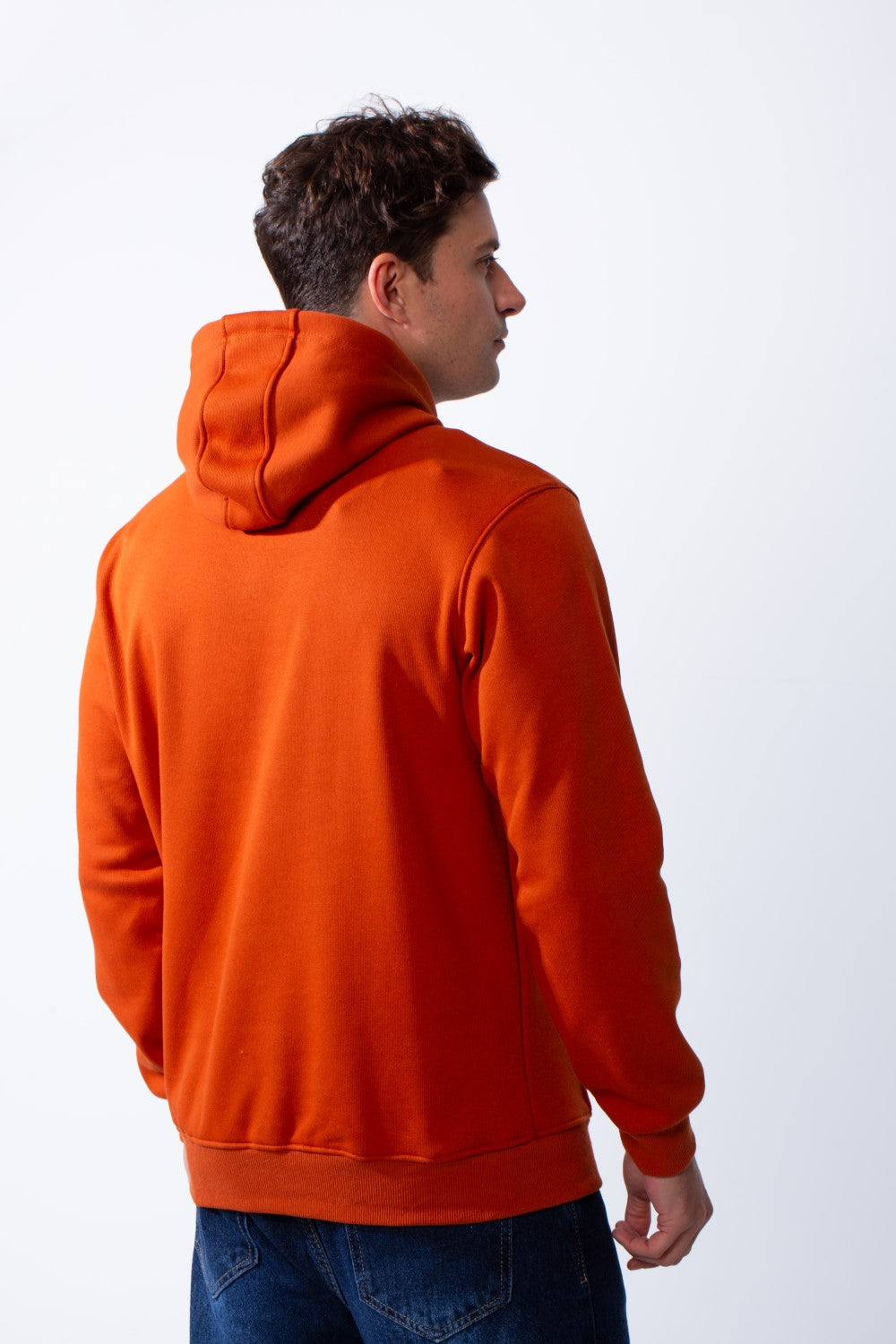 Men's Drawstring Hood Front Kangaroo Pockets Bold Graphic Text Print Everyday Practicality Modern Sweatshirt