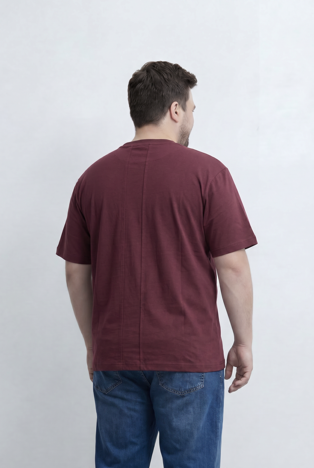 Men’s Tomato Store Big Size T-Shirt Utility Inspired Chest Pocket And Distressed Detail