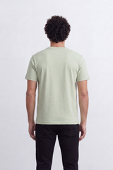 Men’s Tomato Store Quiet Rage T-Shirt Tonal Angry Chest Typography Sketch Fill Graphic Plain Dyed Surface Regular Fit Summer Melton