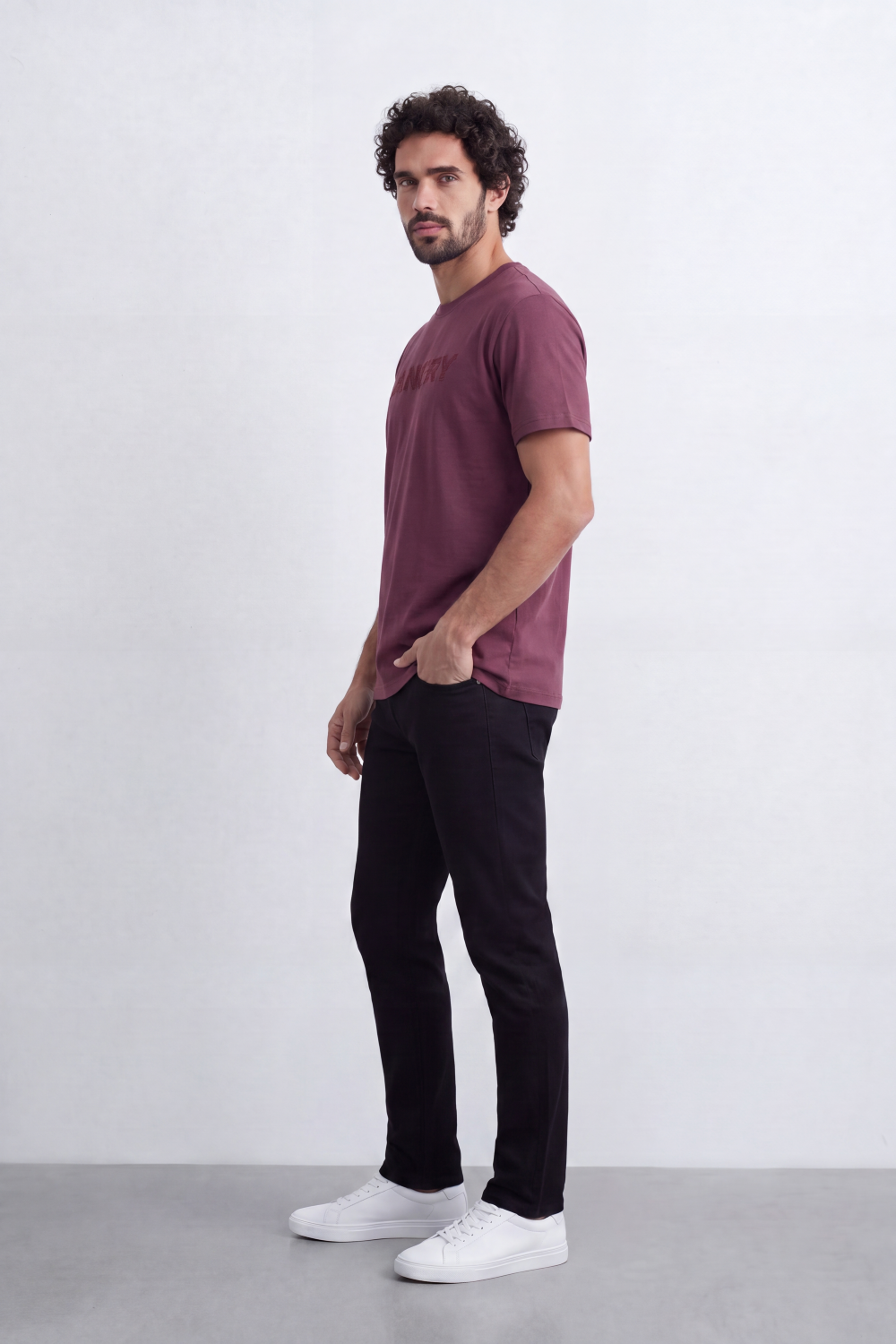 Men’s Tomato Store Quiet Rage T-Shirt Tonal Angry Chest Typography Sketch Fill Graphic Plain Dyed Surface Regular Fit Summer Melton