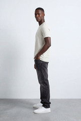 Men’s Tomato Store Embossed Logo Tee Tonal Front Detail Subtle Raised Text