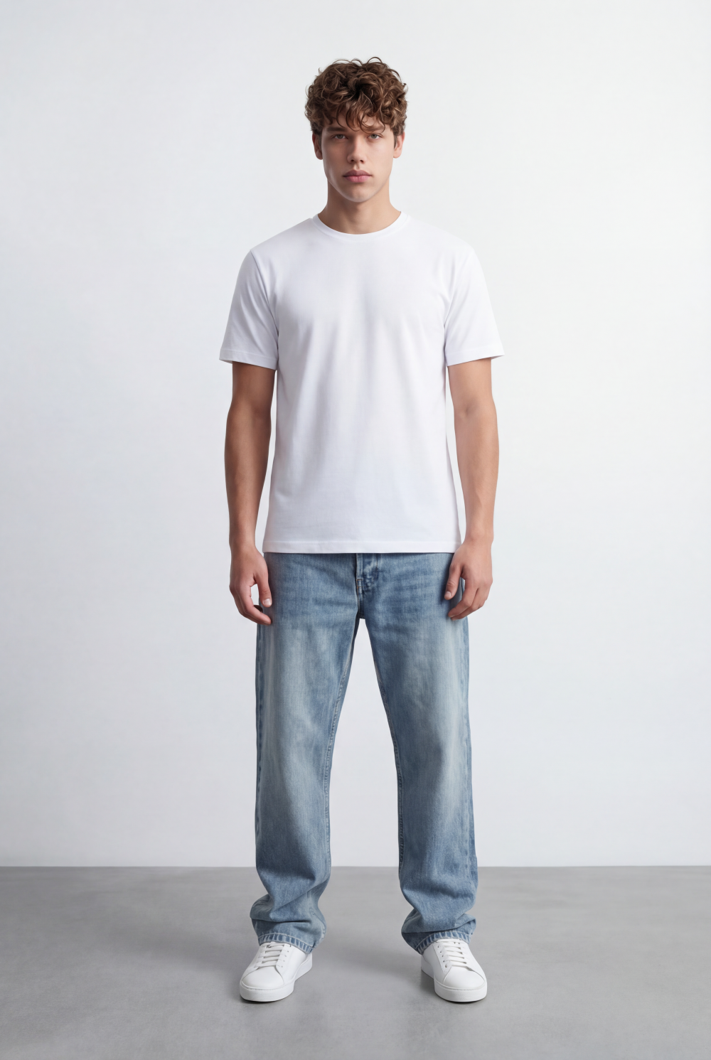 Men’s Tomato Store Crew Neckline Short Sleeves Base Layer Relaxed Professional And Casual T-Shirt