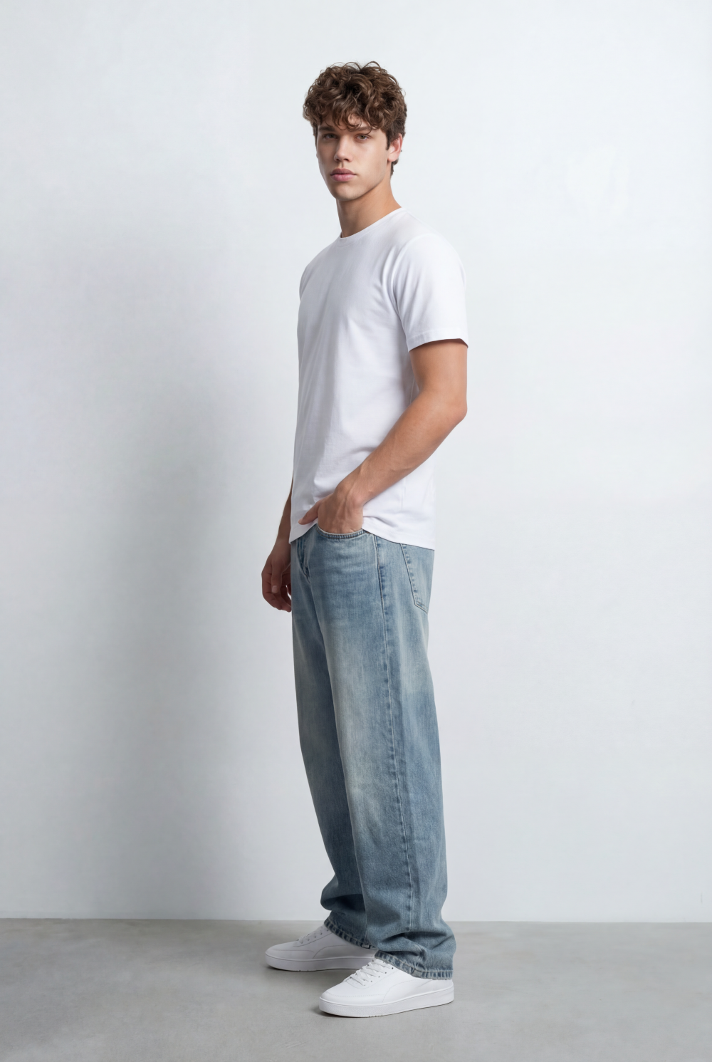 Men’s Tomato Store Crew Neckline Short Sleeves Base Layer Relaxed Professional And Casual T-Shirt