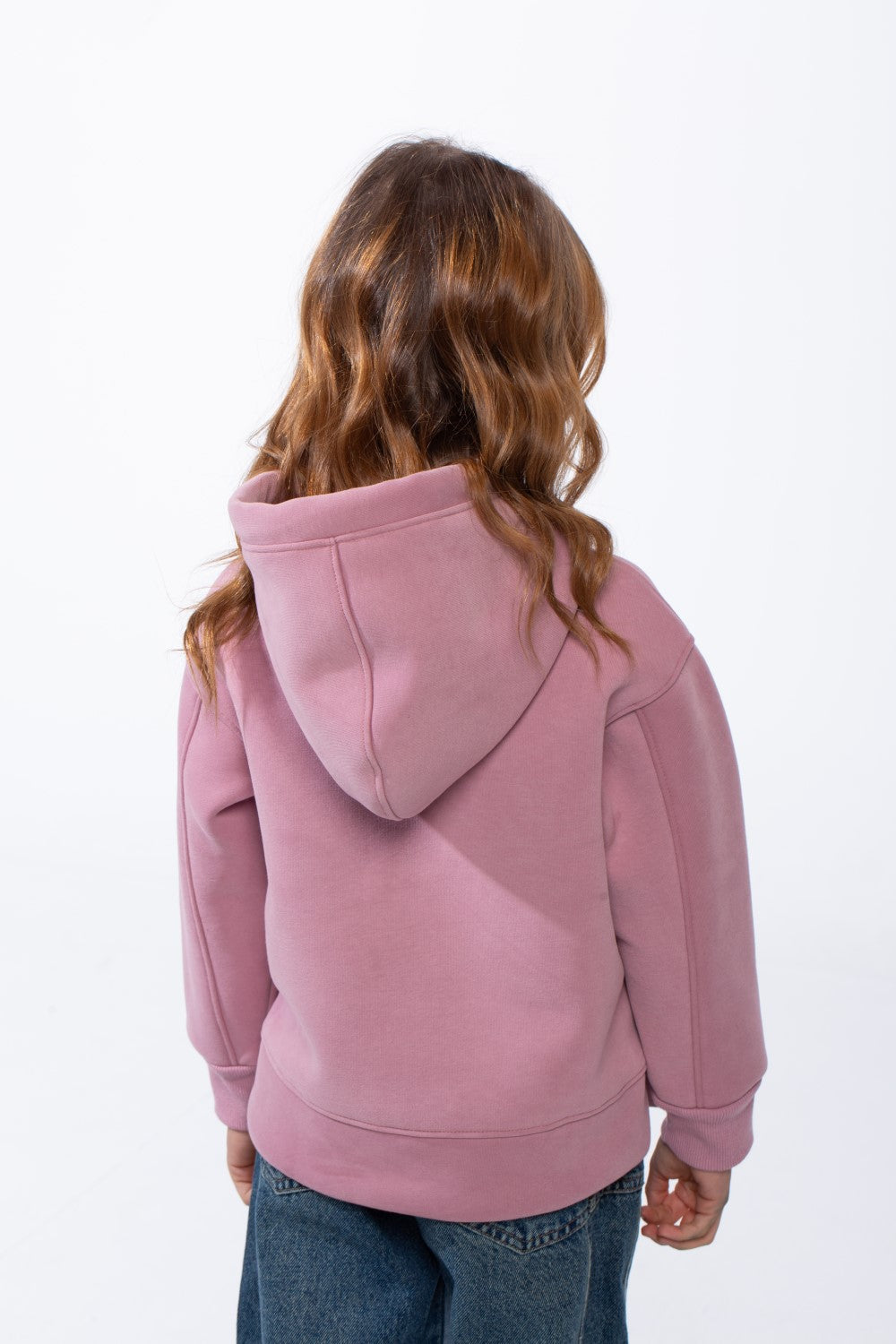 Girl’s Slim Fit Side Button Detail Hood Sweatshirt With Decorative Tassel Drawstrings