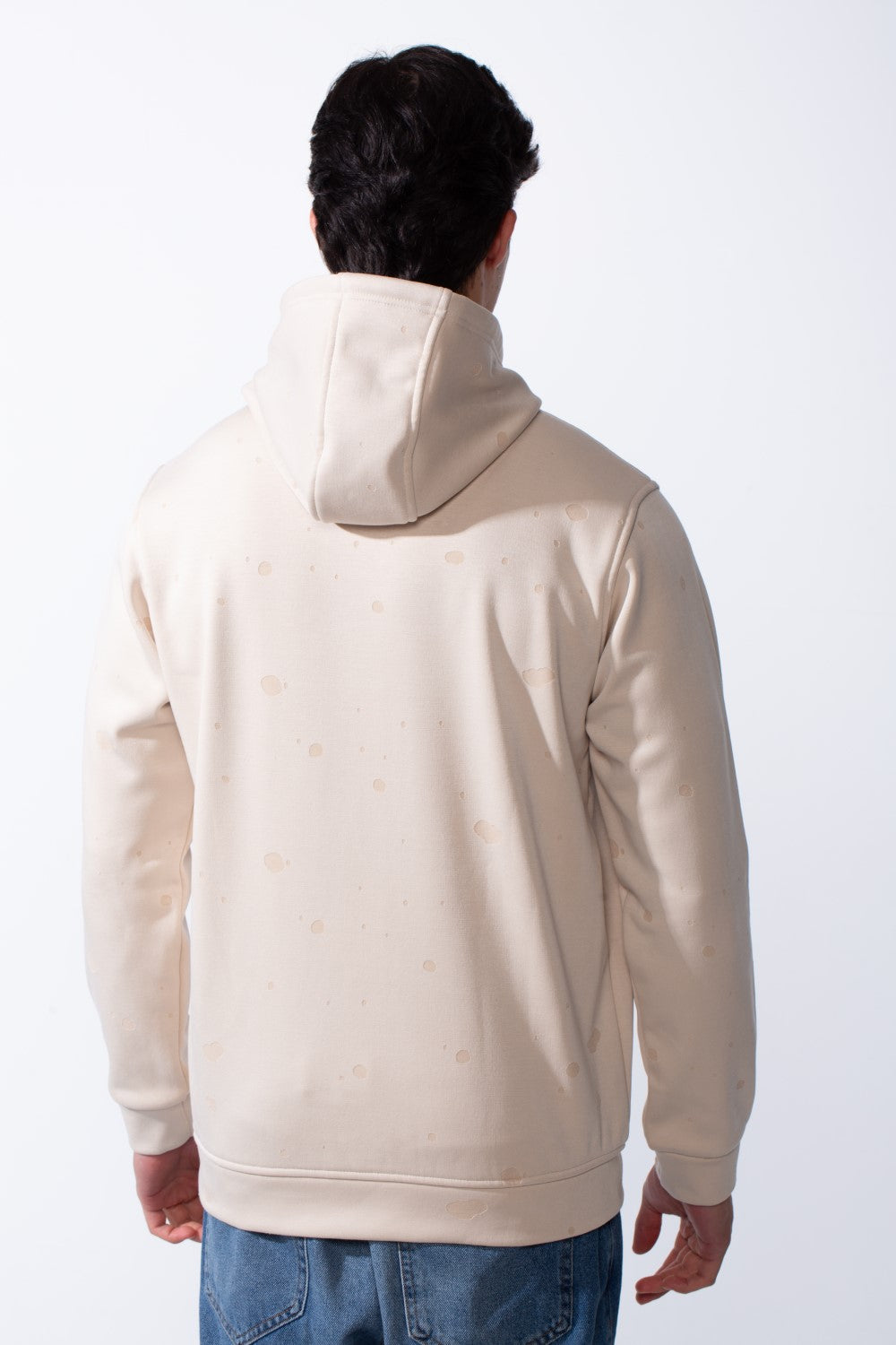 Men's Zip-Up Front Pockets Slim Fit Everyday Wear Casual Design Hood Sweatshirt