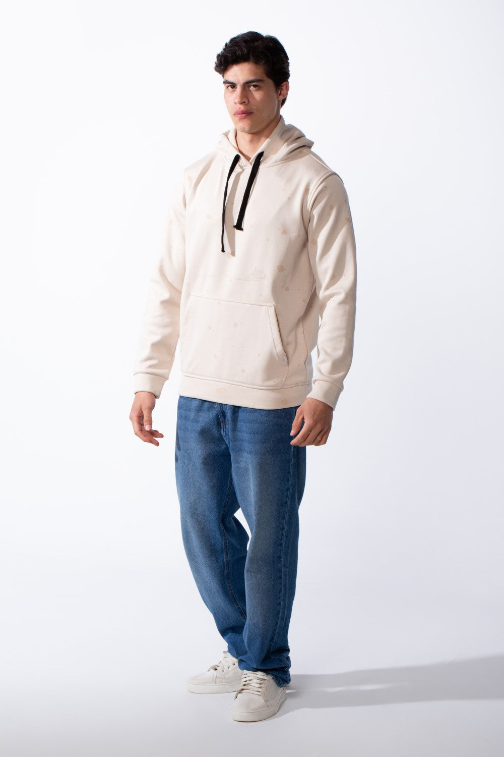 Men's Zip-Up Front Pockets Slim Fit Everyday Wear Casual Design Hood Sweatshirt