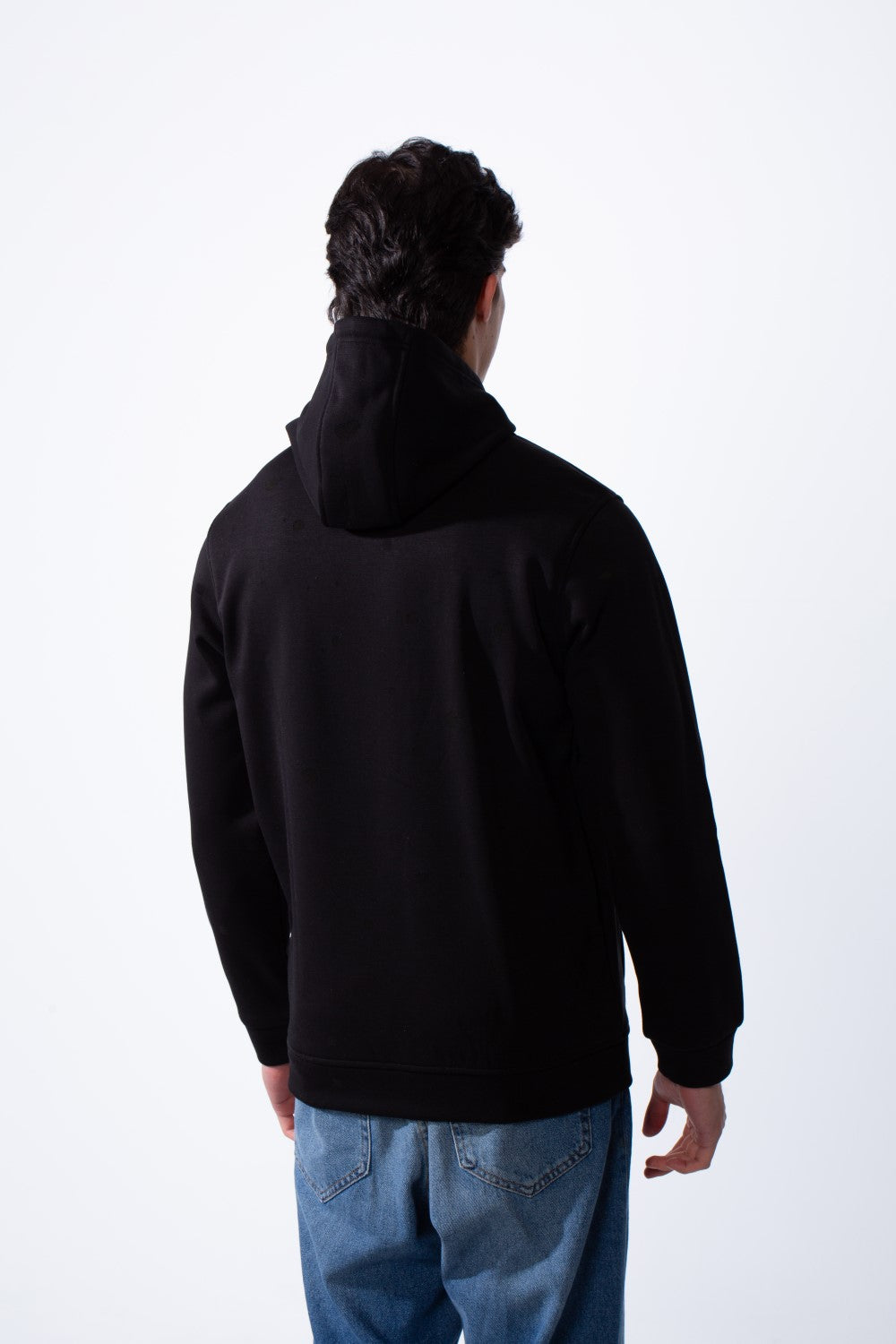 Men's Zip-Up Front Pockets Slim Fit Everyday Wear Casual Design Hood Sweatshirt