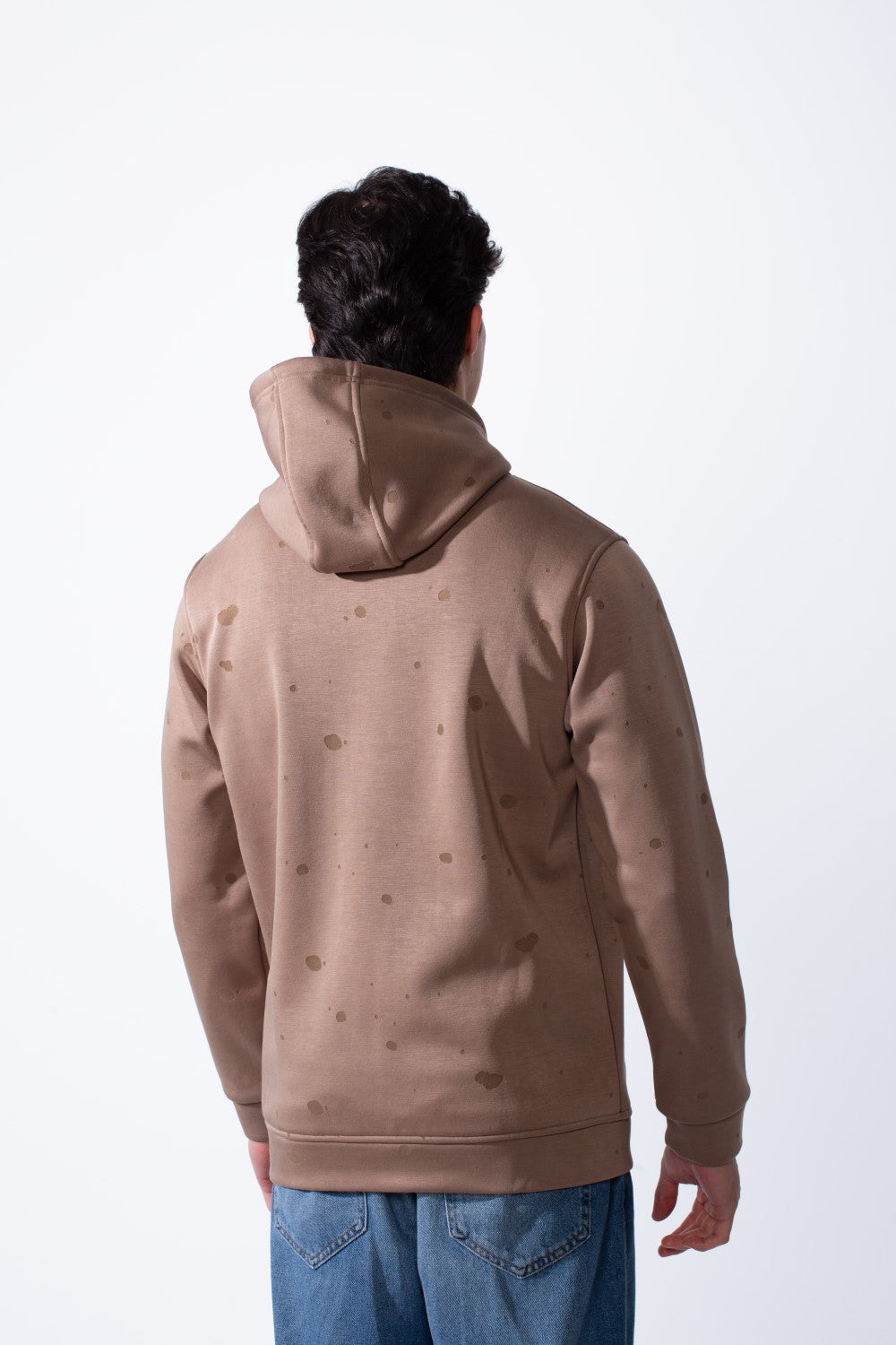 Men's Zip-Up Front Pockets Slim Fit Everyday Wear Casual Design Hood Sweatshirt