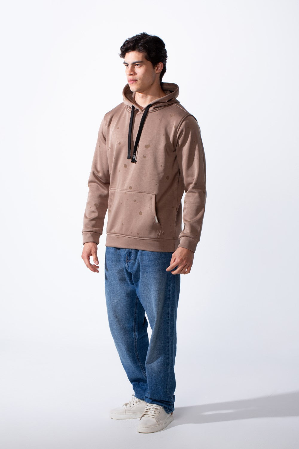 Men's Zip-Up Front Pockets Slim Fit Everyday Wear Casual Design Hood Sweatshirt
