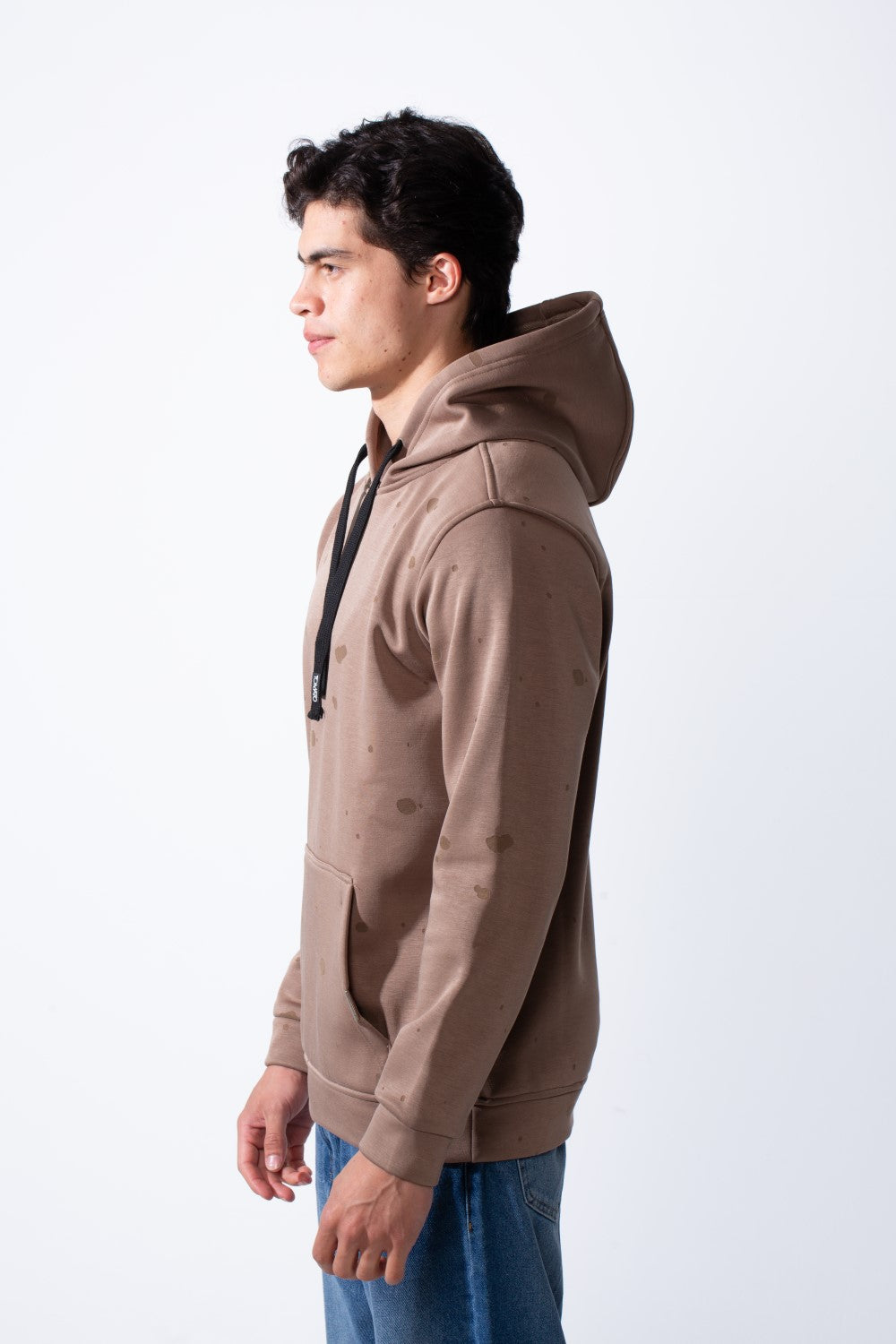 Men's Zip-Up Front Pockets Slim Fit Everyday Wear Casual Design Hood Sweatshirt