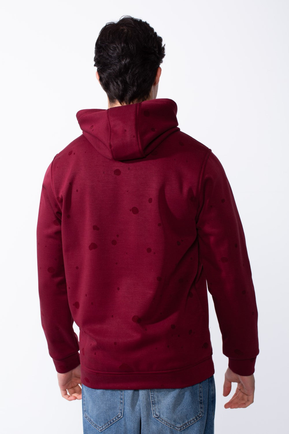 Men's Zip-Up Front Pockets Slim Fit Everyday Wear Casual Design Hood Sweatshirt