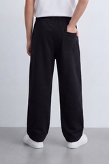 Boy's Tomato Store Soft Brushed Knit Jogger Pants Elastic Drawstring Waist Oversize