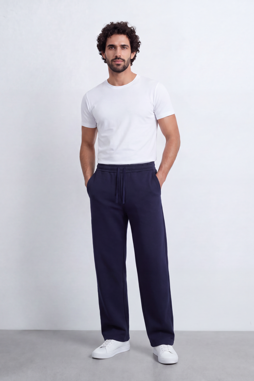 Men's Tomato Store Interlock Track Pants Elastic Drawstring Waist Summer Melton Oversize